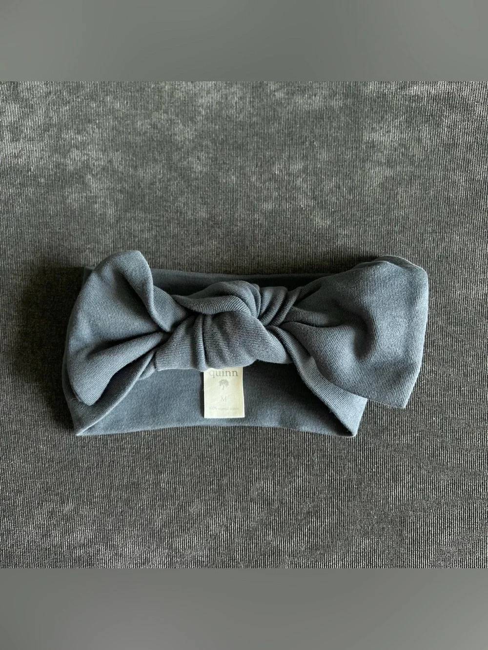 Kate Quinn Baby’s Organic Cotton Large Bow Headband Size Medium